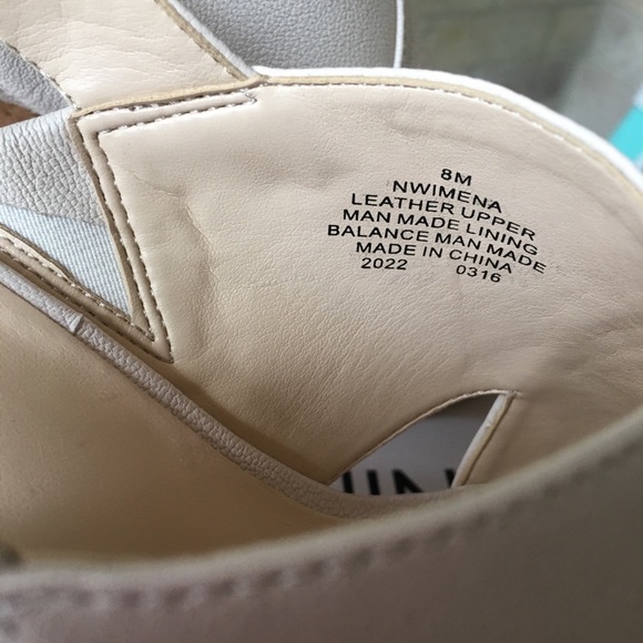 Nine West - Leather Cork Wrapped - Platform Sandal - Picture 5 of 6